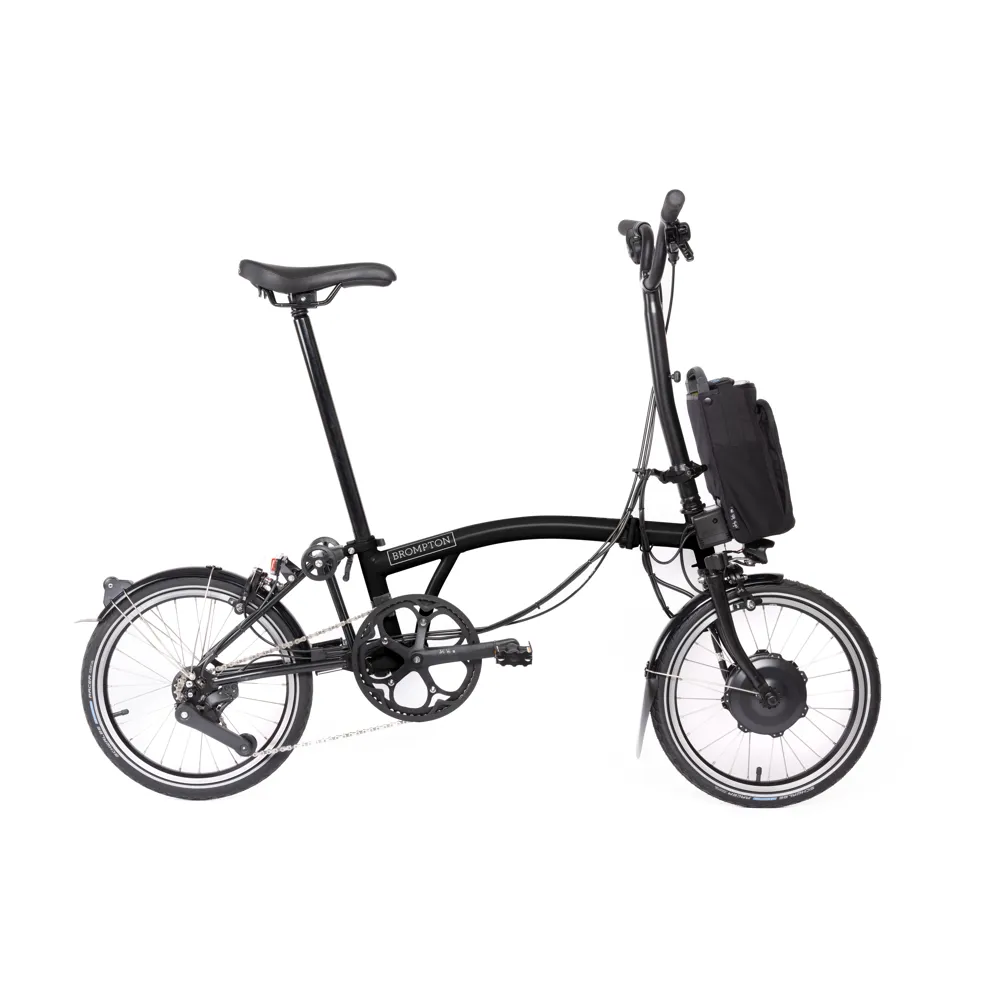 uPRISE Bikes Brompton H4L C-Line 2024 Electric Folding Bike - Extended.Post - Black | Price match, 365 day return s, 18-Month Warranty, Finance Available & Free UK Delivery